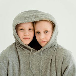 Gray Hoodie with front pockets - Full Sleeves Pullover hoodie